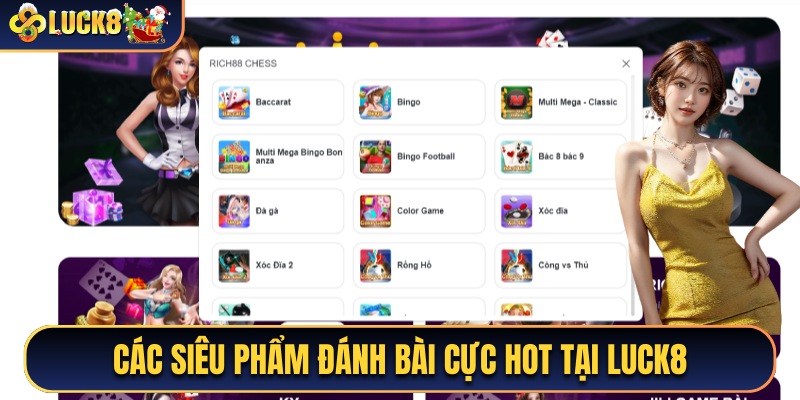 Các siêu phẩm đánh bài ăn tiền được chơi nhiều nhất